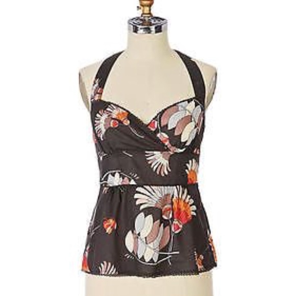 Anthropologie Tops - Anthro Edme and Esyllte Floral Halter Top